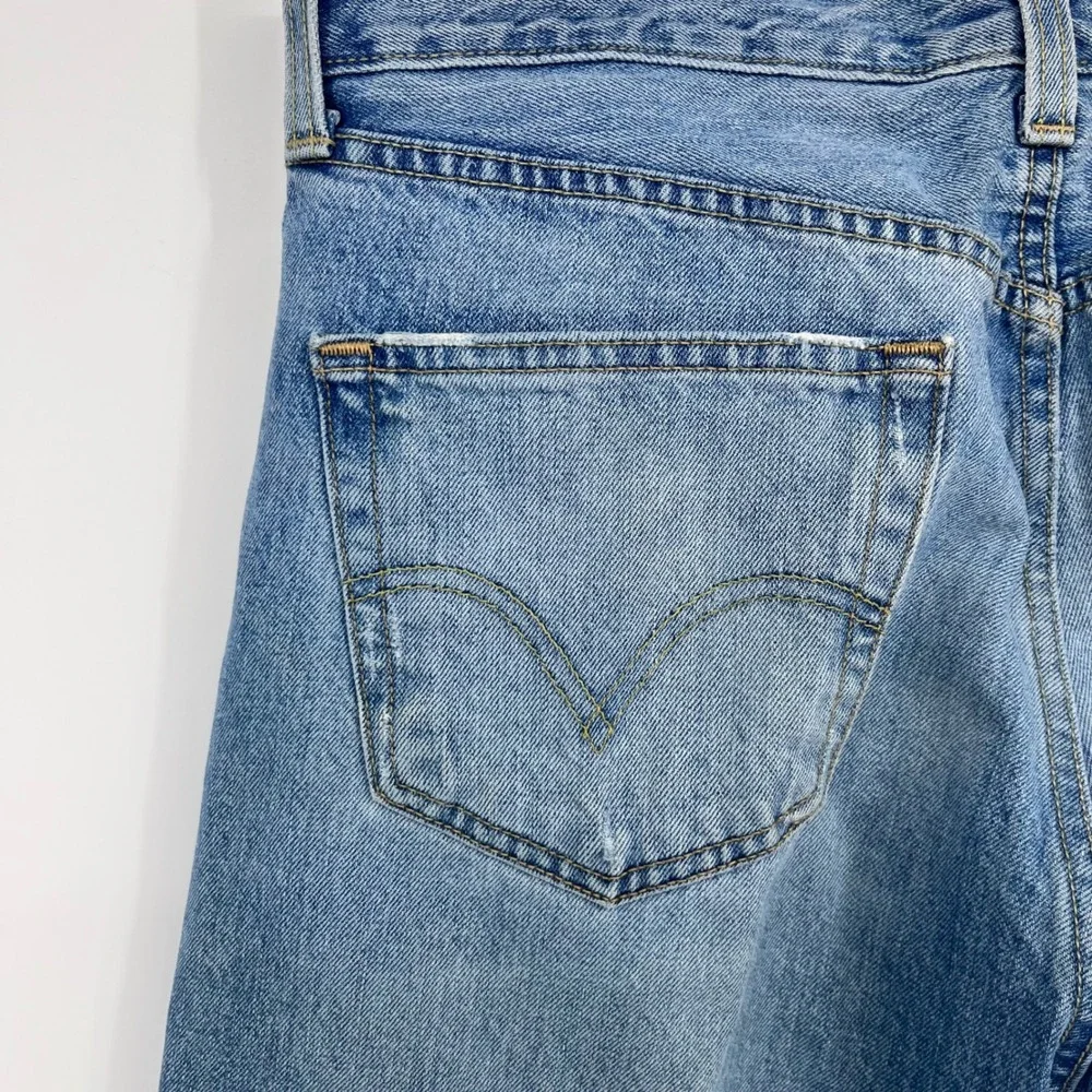 Levi's 501 Original Fit Jeans Men 34x30 Light Wash Blue Straight Streetwear 2008